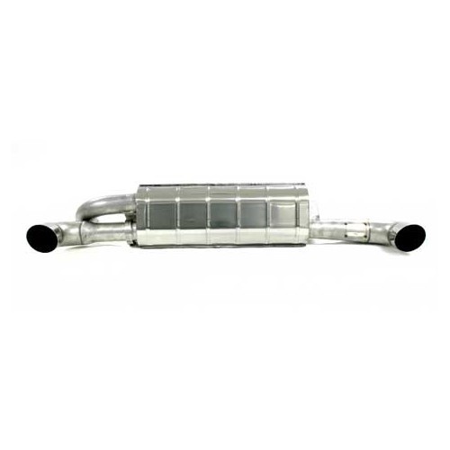  SCART cup-type silencer with 2 outlets for Porsche 964 - RS60026 
