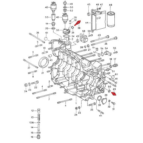 Oil temperature sensor for Porsche 911 type 964 - RS64008