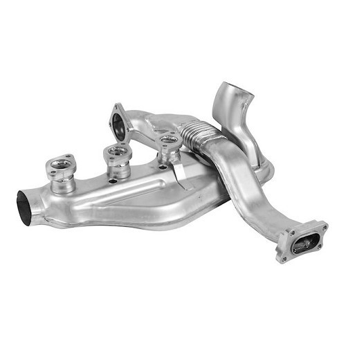 Stainless steel DANSK sport exhaust system for Porsche 911 type 964 Carrera (1989-1994) - single tailpipe - RS64043