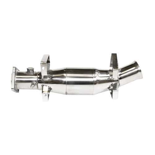 Stainless steel DANSK "sport" exhaust system for Porsche 911 type 964 Carrera (1989-1994) - single tailpipe - RS64043-2 