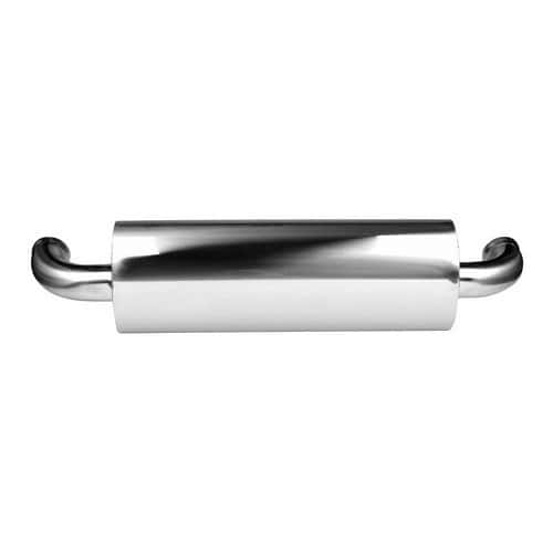  Stainless steel DANSK "sport" exhaust system for Porsche 911 type 964 Carrera (1989-1994) - single tailpipe - RS64043-3 