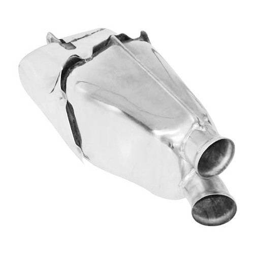 Stainless steel DANSK sport exhaust system for Porsche 911 type 964 Carrera (1989-1994) - single tailpipe - RS64043