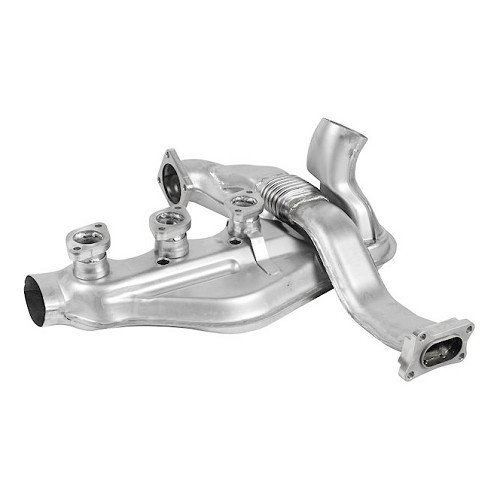 Stainless steel DANSK "sport" decatalyzed exhaust system for Porsche 911 type 964 Carrera (1989-1994) - single tailpipe - RS64045-1 