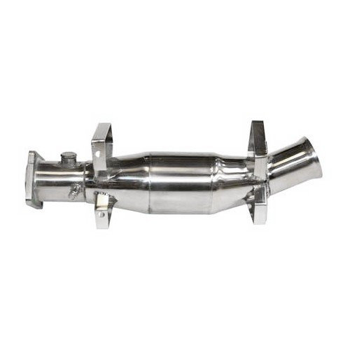  Ultrasport Tube Cup" stainless steel exhaust system after exchangers for Porsche 911 type 964 Carrera (1989-1994) - single outlet - RS64046-1 