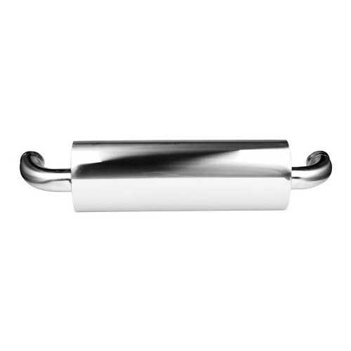 DANSK Ultrasport G-Pipe stainless steel exhaust system after exchangers for Porsche 911 type 964 Carrera (1989-1994) - single tailpipe - RS64047