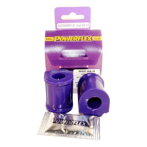     
                
                
    Set of 2 rear anti-roll bar Powerflex Black Series silentblocs - 18 mm - for Porsche 911, 944, 964, 993 - RS65097
