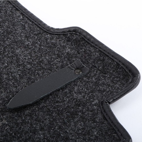 Tappeto interno completo per Porsche 911 e 912 Coupé (1965-1968) - grigio - RS66000