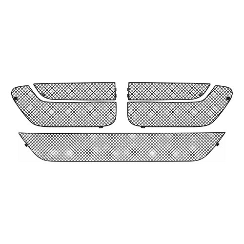     
                
                
    Complete set of black ZUNSPORT front grilles for Porsche Cayman GTS type 981 - without camera - RS81003
