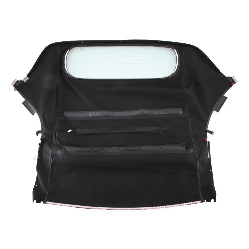 Mohair alpaca soft top with glass window for Porsche Boxster type 986 phase 2 - Bordeaux - RS86000