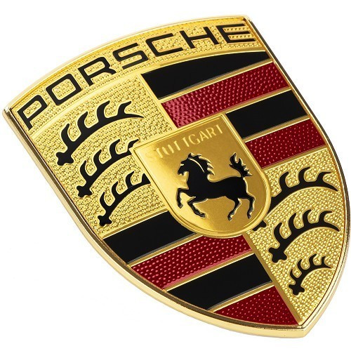  Logo PORSCHE cofano anteriore per Porsche 981 Boxster (2012-2015) - RS90755 