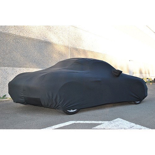  Housse Coverlux en Jersey sur-mesure pour Porsche Boxster 981 - Noir - RS90760-1 