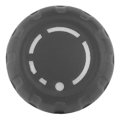  Left-hand radio control knob for Porsche 911 type 997 Carrera phase 1, Turbo, GT2 and GT3 (2005-2008) - RS91052 