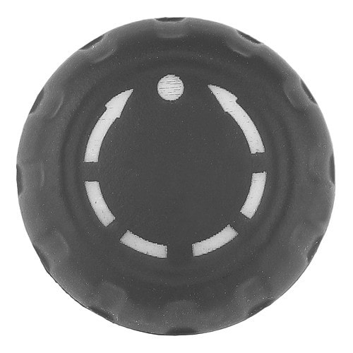  Right-hand radio control knob for Porsche 911 type 997 Carrera phase 1, Turbo and GT3 (2005-2008) - RS91055 
