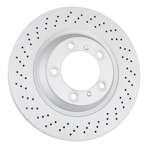  ATE front brake disc for Porsche 911 type 991 Carrera S, 4S, GTS and 4GTS phase 1 (2012-2016) - left side - RS91066 
