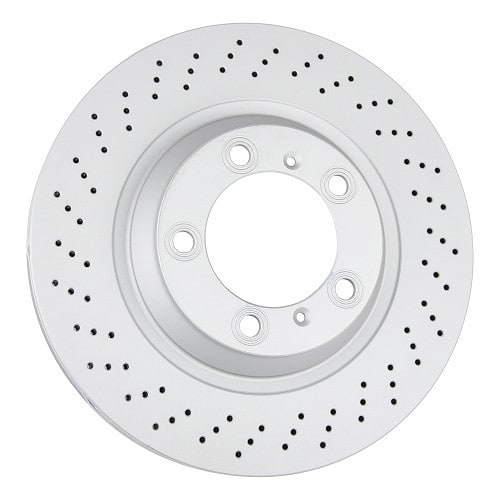  ATE front brake disc for Porsche 911 type 991 Carrera S, 4S, GTS and 4GTS phase 1 (2012-2016) - left side - RS91066 