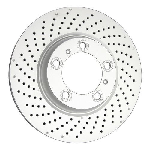  MEYLE front brake disc for Porsche 911 type 991 Carrera 2 and 4 phase 2 (2017-2019) - left side  - RS91068 