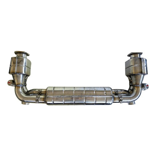     
                
                
    Escape deportivo de acero inoxidable con válvulas SCART para Porsche 911 tipo 991 Turbo y Turbo S fase 2 (2017-2019) - RS91077
