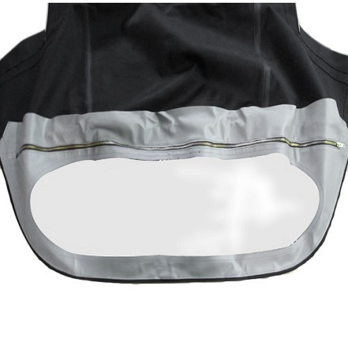 Soft top in Sonnenland Alpaca for Porsche 356 B T6 and C Cabriolet (1962-1965) - Black - RS91328