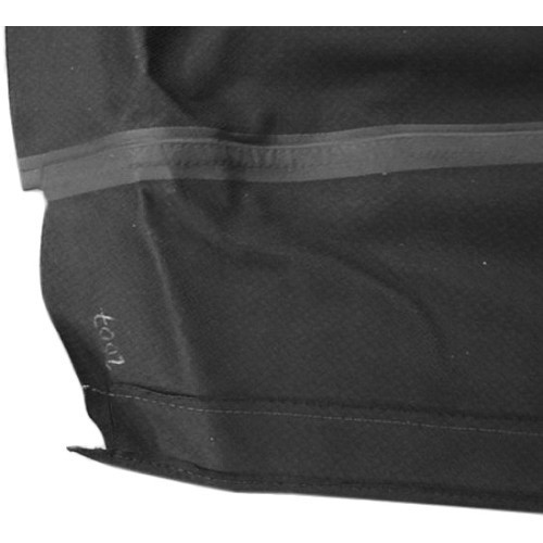 Soft top in Sonnenland Alpaca for Porsche 356 B T6 and C Cabriolet (1962-1965) - Black - RS91328