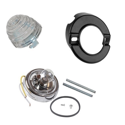     
                
                
    Complete right front indicator for Porsche 356 (1962-1965) - white - RS91359
