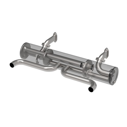 VINTAGE SPEED Endschalldämpfer aus Edelstahl für Porsche 356 B und C (1960-1965) - RS91431