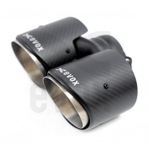 Terminali in carbonio EVOX per Porsche 997-1 3.8 - RS91498