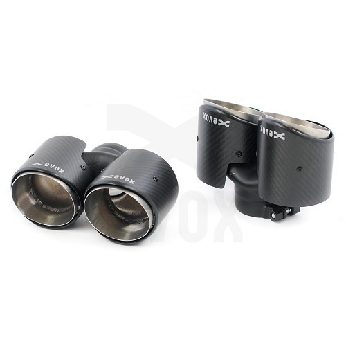 EVOX Carbon-Auspuffendrohre für Porsche 997-1 3.6 - RS91499