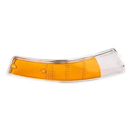  Front turn signal glass with chrome surround for Porsche 911 and 912 (1969-1972) - right side  - RS91520 