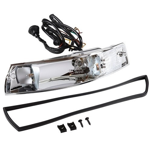     
                
                
    Front metal flasher unit for Porsche 911 and 912 (1969-1973) - left side - RS91522

