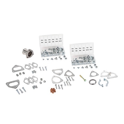 Impianto di scarico completo in acciaio inox DANSK per Porsche 911 (1975-1983) - uscita singola - RS91797