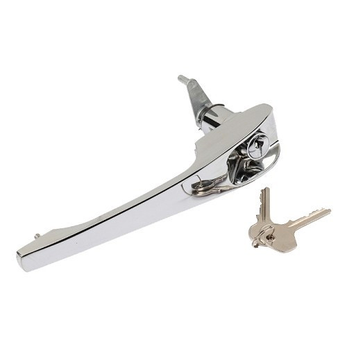     
                
                
    Maniglia esterna della porta cromata per Porsche 911 e 912 (1968-1969) - lato sinistro - RS91808
