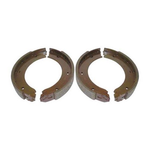  Set of 4 hand brake shoes for Porsche 968 (1992-1995) - RS91908 
