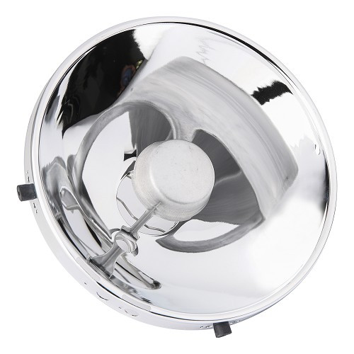     
                
                
    Base cromata per proiettore H4 per Porsche 911 tipo F, G e 912 (1965-1989) - RS92191
