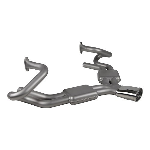 DANSK Edelstahl-Endschalldämpfer Typ Sebring für Porsche 356 A, B und C (1956-1965) - ovales Endrohr - RS92205