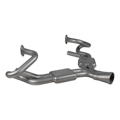 DANSK Edelstahl Endschalldämpfer Typ Sebring für Porsche 356 A, B und C (1956-1965) - rundes Endrohr - RS92206