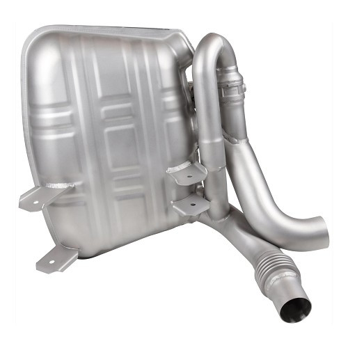  Silencieux d'échappement sport à valves DANSK en inox pour Porsche 911 type 997 Carrera phase 1 (2005-2008) - style origine - RS92218-2 