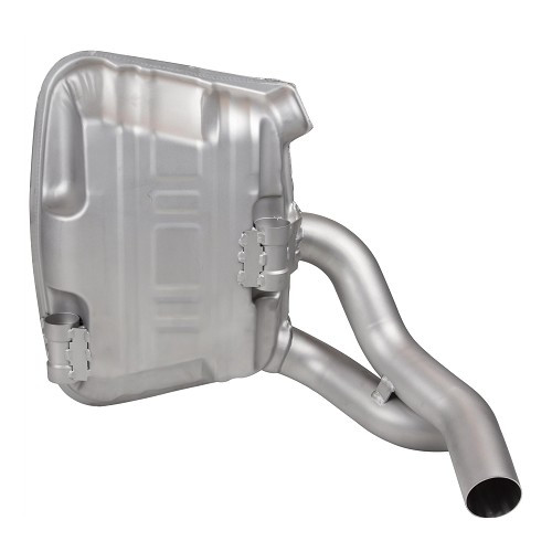 Silencieux d'échappement sport DANSK en inox pour Porsche 911 type 997 Carrera phase 2 (2009-2012) - style origine - RS92250