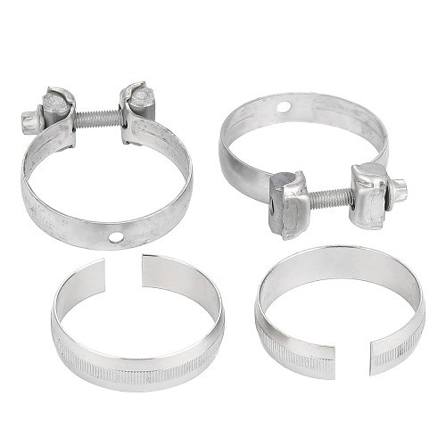 Silenziatore sportivo DANSK GT3 style in acciaio inox lucidato per Porsche 911 tipo G (1984-1989) - RS92448