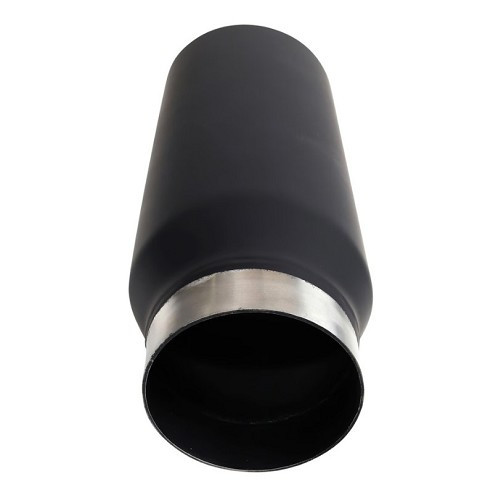 Stainless steel DANSK matt black silencer tailpipe for Porsche 924 Turbo (1979-1985) - RS92991