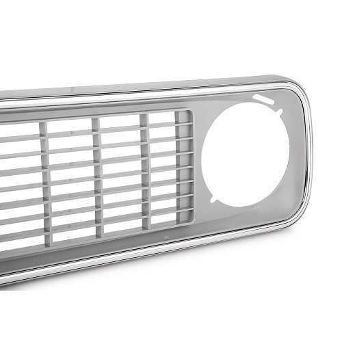  Grey grille with chrome-plated surround for Renault 4L GTL (01/1978-12/1992) - RT10002-1 