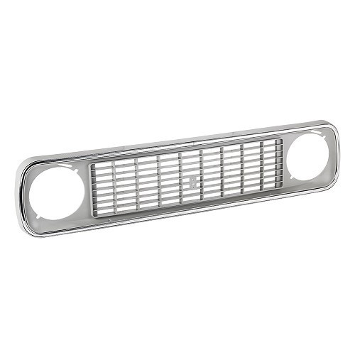  Grey grille with chrome-plated surround for Renault 4L GTL (01/1978-12/1992) - RT10002 