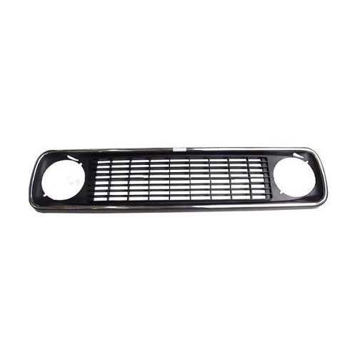  Black grille with chrome-plated surround for Renault 4L (09/1974-12/1994) - RT10004 