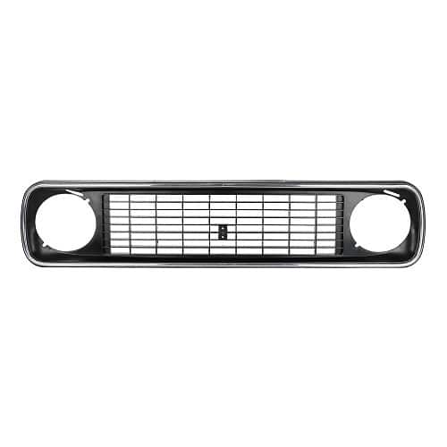  Black grille with chrome-plated surround for Renault 4L (09/1974-12/1994) - RT10004 