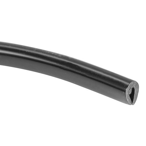 Modanatura del cornicione per Renault 4L (09/1975-12/1992) - nero - RT10010