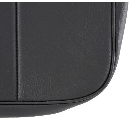 Set of front and rear seat covers for Renault 4 (10/1961-01/1978) - black leatherette - RT20032-5 