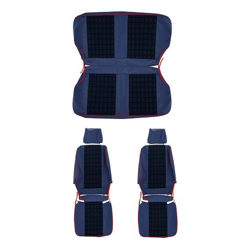 Front and rear seat covers for Renault 4 le Clan (05/1986-12/1992) - RT20036