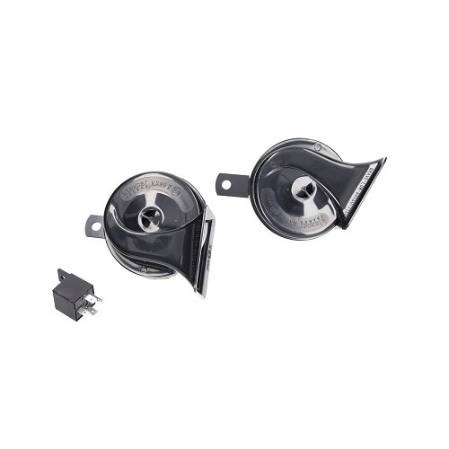     
                
                
    Ensemble de 2 klaxons pour Renault 4 (09/1970-12/1993) - 12v - RT30018
