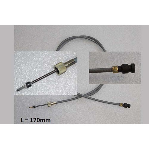  Meter cable for Renault 4 (09/1973-07/1982) - 1650mm - RT40098 