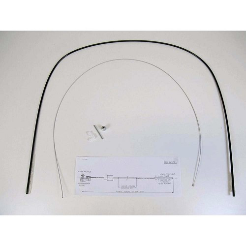     
                
                
    Câble d'accélérateur pour Renault 4 (02/1983-12/1993) - RT40126
