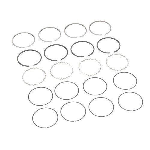  Set of piston rings for Renault 4 with Cléon engine (05/1975-12/1993) - RT40274 